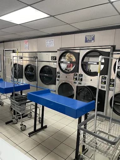 Inside Mr Suds Laundromat