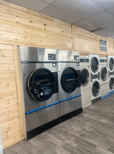 Inside Mr Suds Laundromat